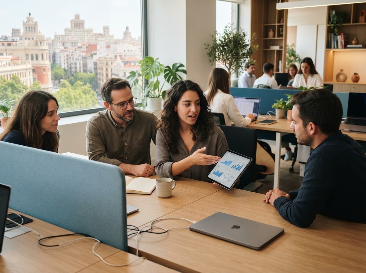 Nítido Valiazgo - equipo trabajando con análisis de datos financieros